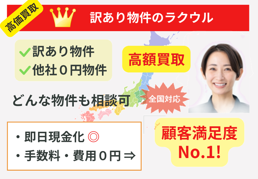 ラクウル,買取,訳あり物件,説明