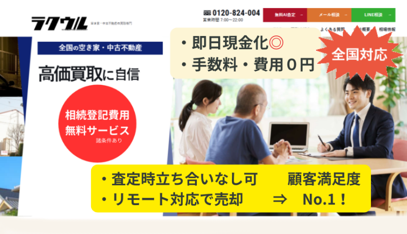 ラクウル,不動産買取