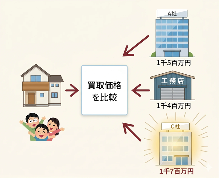 不動産,買取価格,比較
