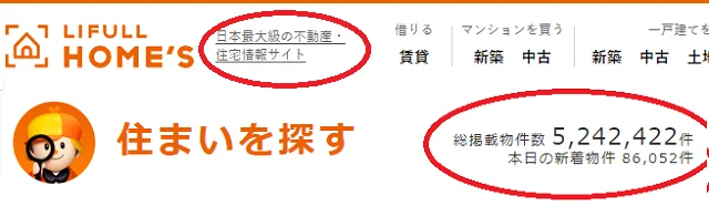 LIFULL　HOME'S,口コミ
