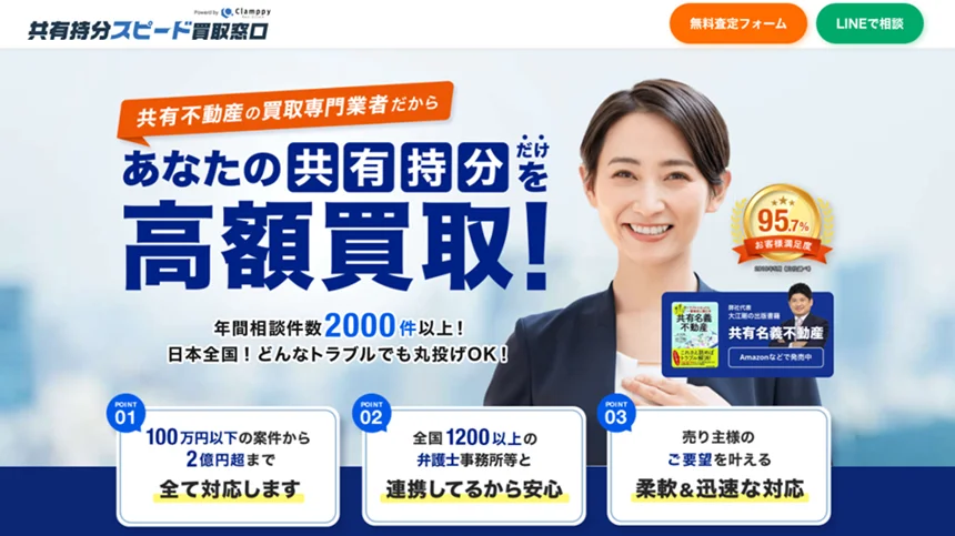 クランピーリアルエステート,共有持分