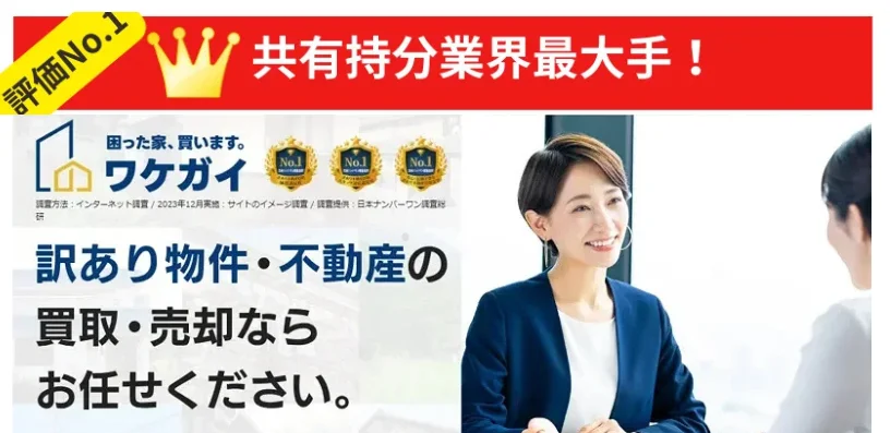 ワケガイ,共有持分,買取,不動産