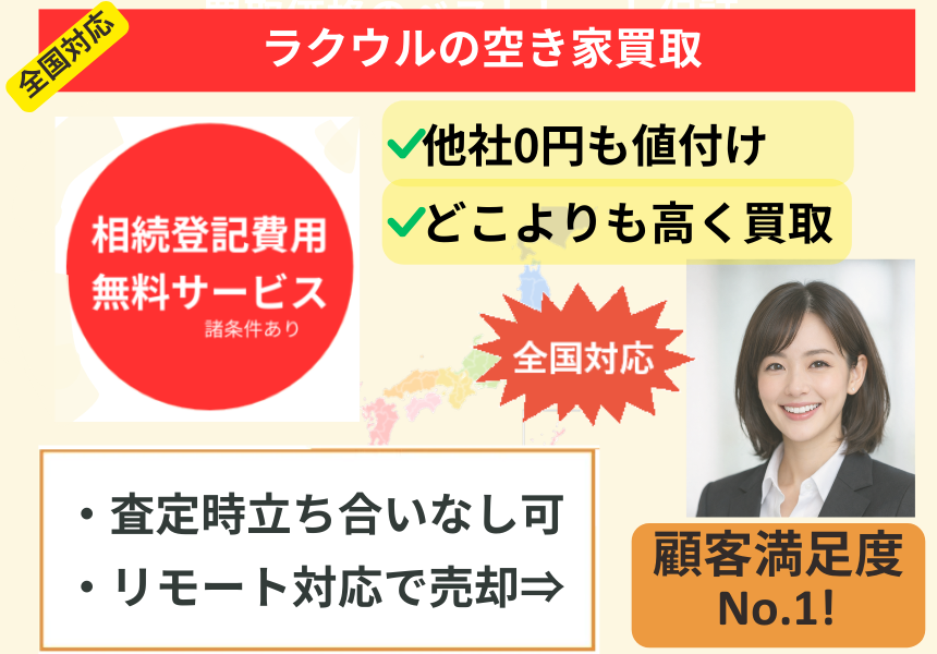 ラクウル,空き家買取,ポイント解説