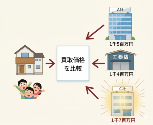 空き家,買取,価格,比較