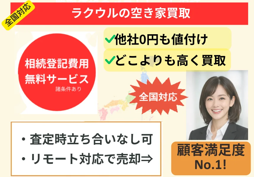ラクウル,空き家買取,ポイント解説